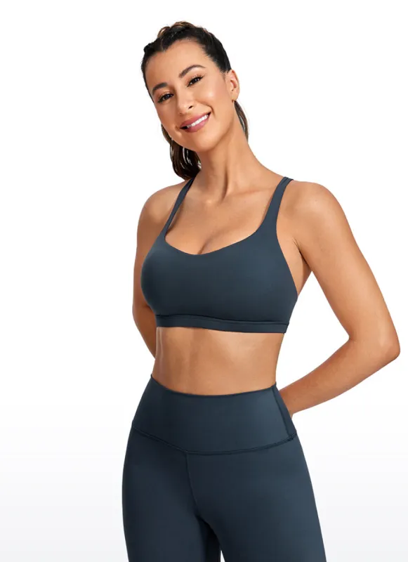 Nakedfeel Strappy Bra Low Cut sold by CRZ Yoga