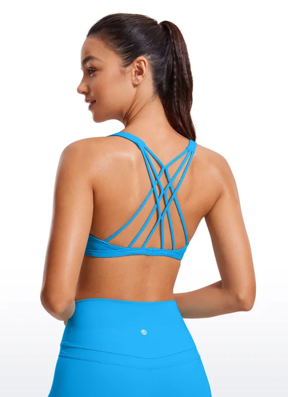 Nakedfeel Low Cut Strappy Bra (6 Straps) made by CRZ Yoga