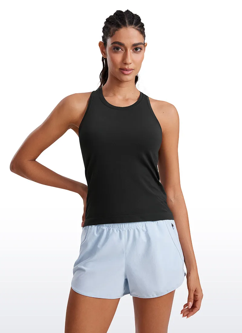 Seamless Crewneck Racerback Tank sold by CRZ Yoga product image thumbnail 5