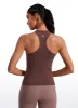 Seamless High Crewneck Racerback Tanks sold by CRZ Yoga