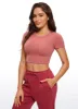 Butterluxe Double Lined Cropped Short Sleeves sold by CRZ Yoga
