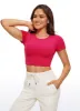 Butterluxe Double Lined Cropped Short Sleeves sold by CRZ Yoga