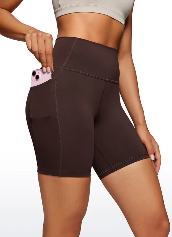 Nakedfeel Pocket Shorts 6'' sold by CRZ Yoga