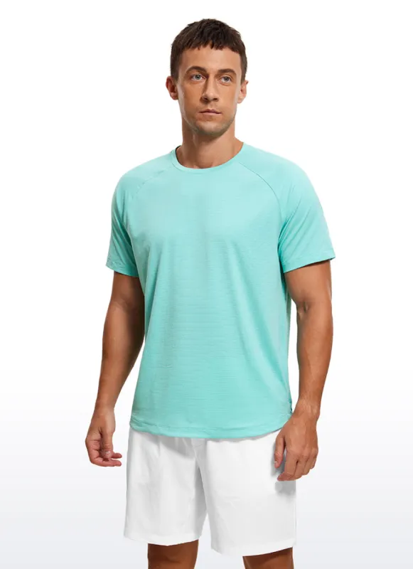 Lightweight Quick Dry Short Sleeves Crew Neck made by CRZ Yoga