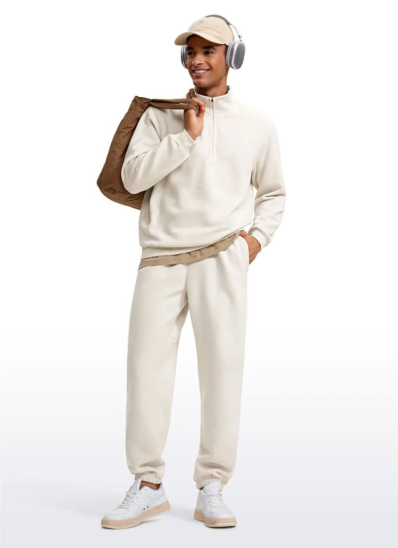 Fleece Lined Half Zip Sweatshirts Mock Neck sold by CRZ Yoga product image thumbnail 3