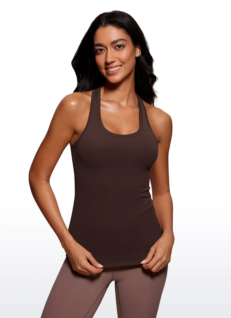 Butterluxe Hip Length Racerback Tank sold by CRZ Yoga