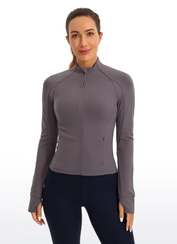 Butterluxe Waist Length Full Zip Jacket made by CRZ Yoga