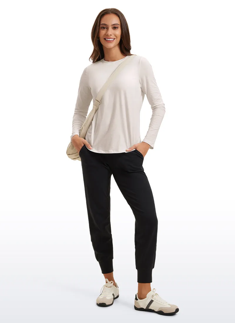 Pima Cotton Workout Long Sleeve sold by CRZ Yoga product image thumbnail 3