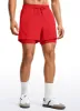 Feathery-Fit 2 in 1 Athletic Shorts 5''- with Pockets & Long Liner sold by CRZ Yoga
