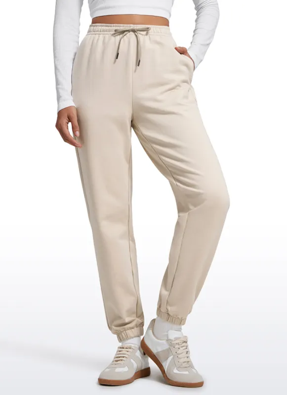 Cotton Fleece Pocket Sweatpant 28" made by CRZ Yoga