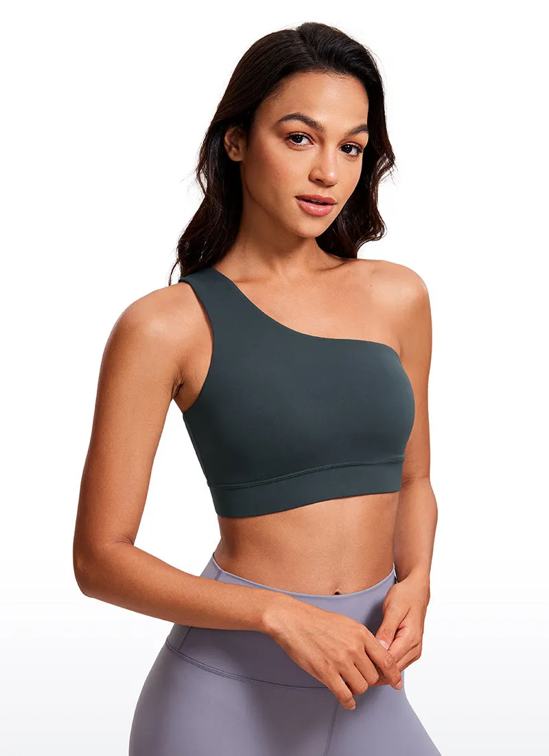 Butterluxe One Shoulder Sports Bra sold by CRZ Yoga