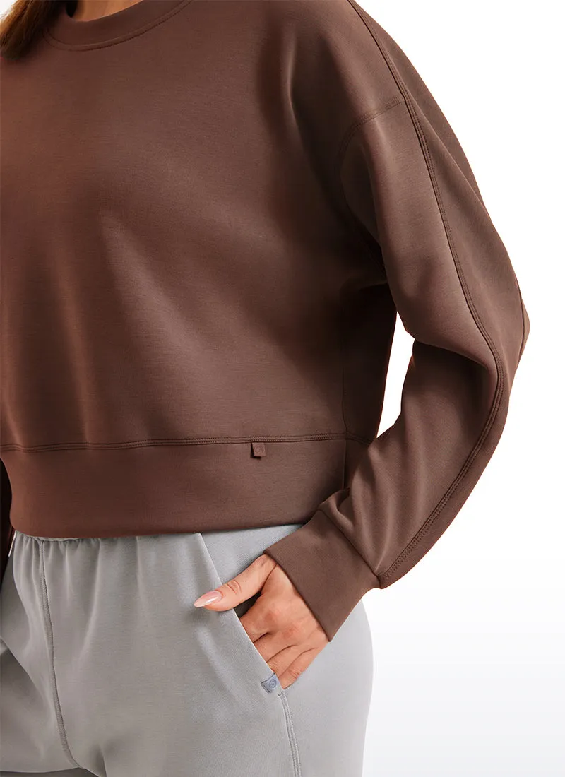 SoftAura Pullover Crewneck Sweatshirt sold by CRZ Yoga product image thumbnail 4