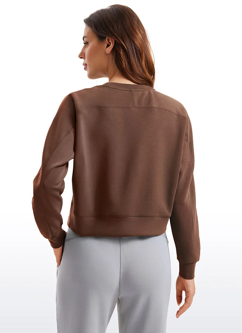 SoftAura Pullover Crewneck Sweatshirt sold by CRZ Yoga product image thumbnail 2