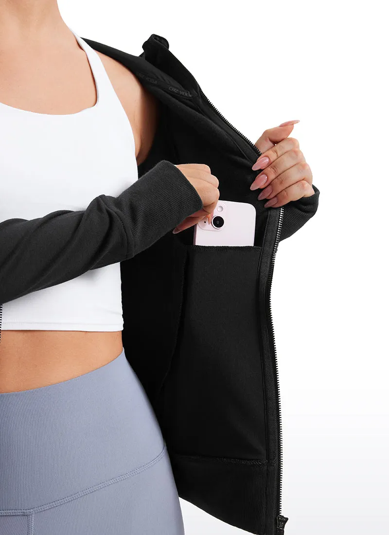 Amenity Full Zip ThumbHole Hoodie sold by CRZ Yoga product image thumbnail 4