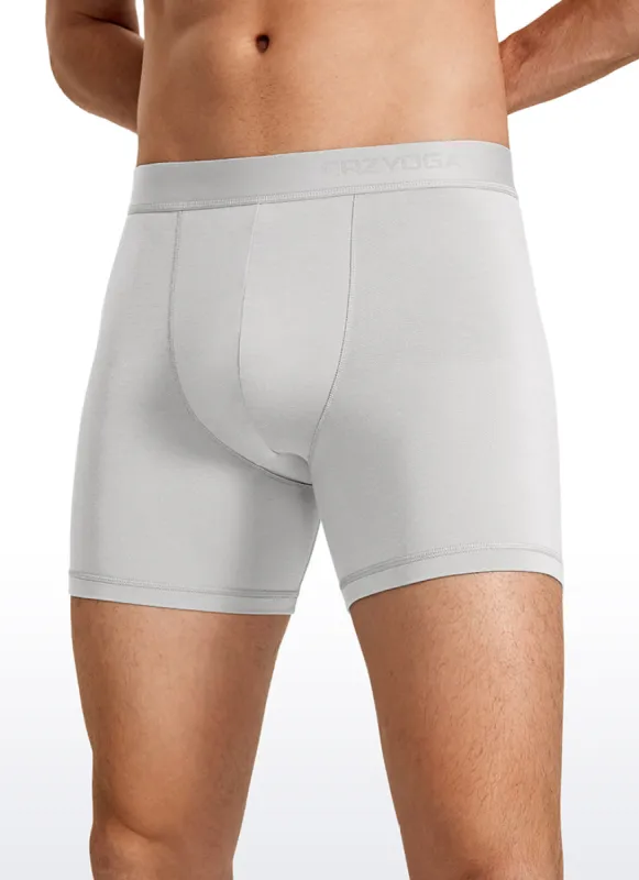 Ultra-Soft Modal Double Lined 5" Boxer Underwear (3-Pack) sold by CRZ Yoga
