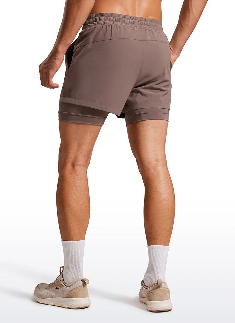 Feathery-Fit 2 in 1 Athletic Shorts 3.5''- with Pockets & Long Liner sold by CRZ Yoga product image thumbnail 2