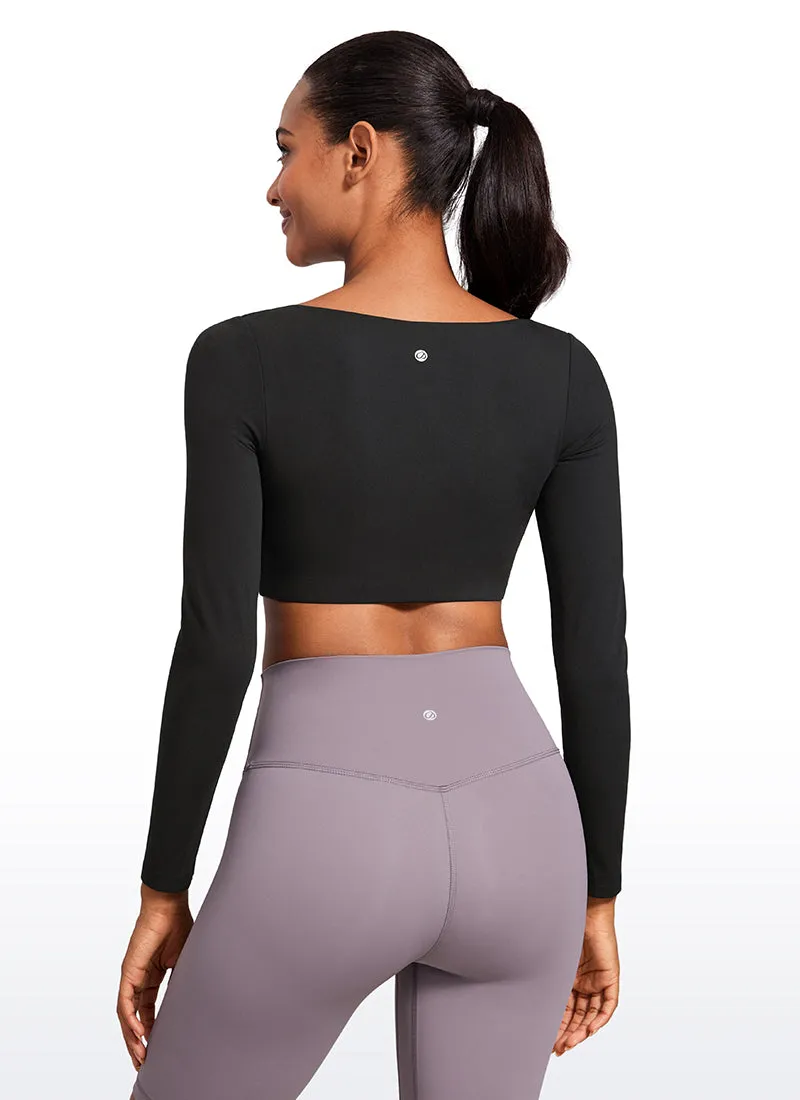 Butterluxe Double Lined Long Sleeve Cropped sold by CRZ Yoga product image thumbnail 2