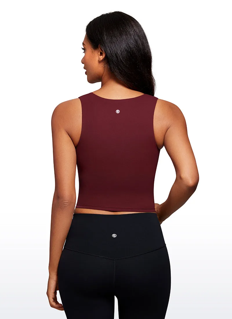 Butterluxe Built in Bra Longline Tank sold by CRZ Yoga product image thumbnail 2