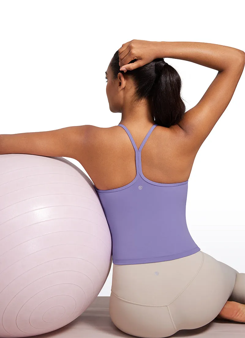Butterluxe Built in Bra Halter Y Back Tank sold by CRZ Yoga product image thumbnail 4