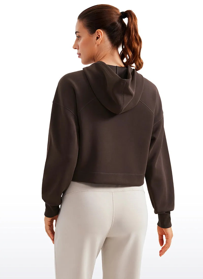 SoftAura Cropped Pullover Hoodie sold by CRZ Yoga product image thumbnail 2