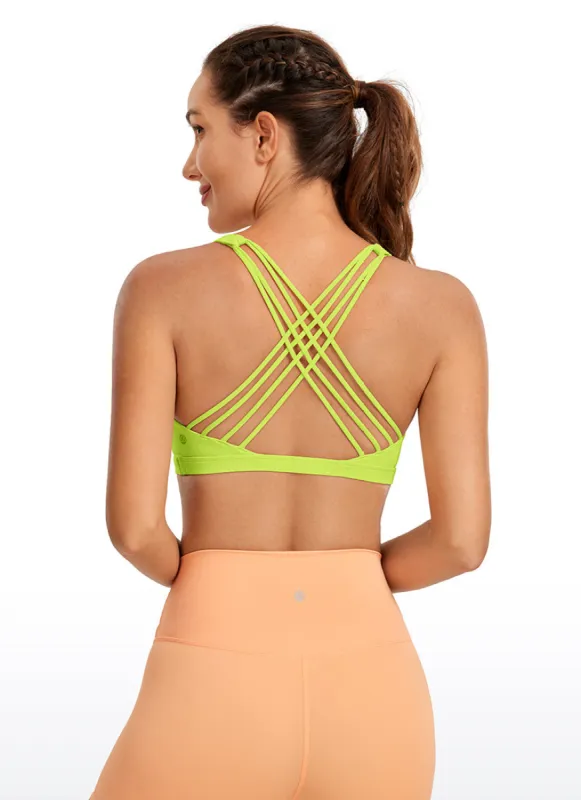 Nakedfeel Strappy Bra Low Cut sold by CRZ Yoga