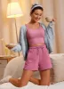 Cotton High Rise Sweat Shorts 4'' sold by CRZ Yoga