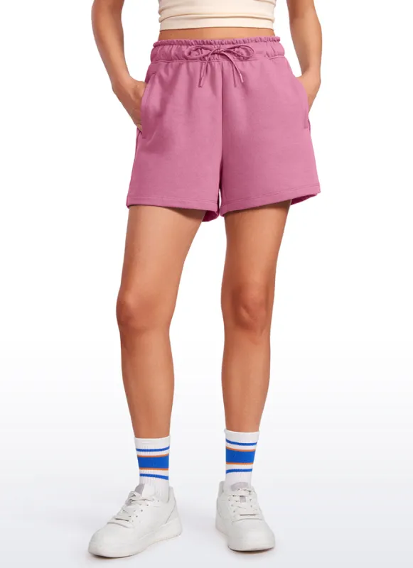 Cotton High Rise Sweat Shorts 4'' sold by CRZ Yoga