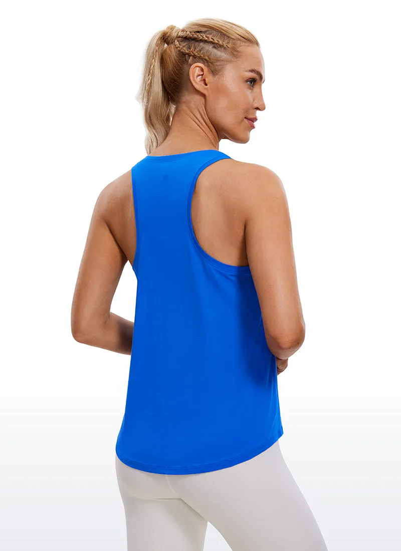 Pima Cotton Hip Length Racerback Tank sold by CRZ Yoga product image thumbnail 2