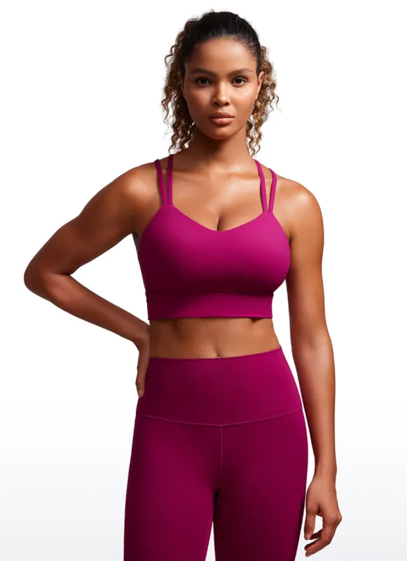 Butterluxe Molded Cups Sports Bra Criss Cross sold by CRZ Yoga