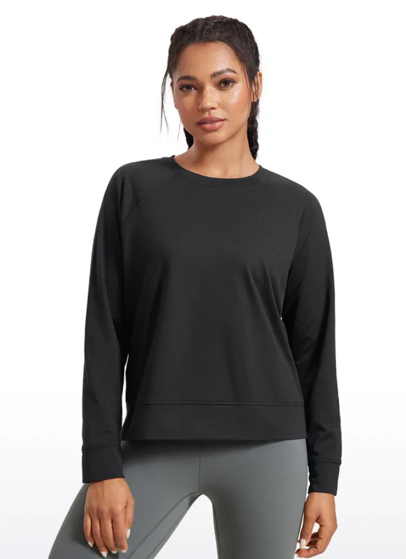 Cloud Jersey Pullover Long Sleeve made by CRZ Yoga