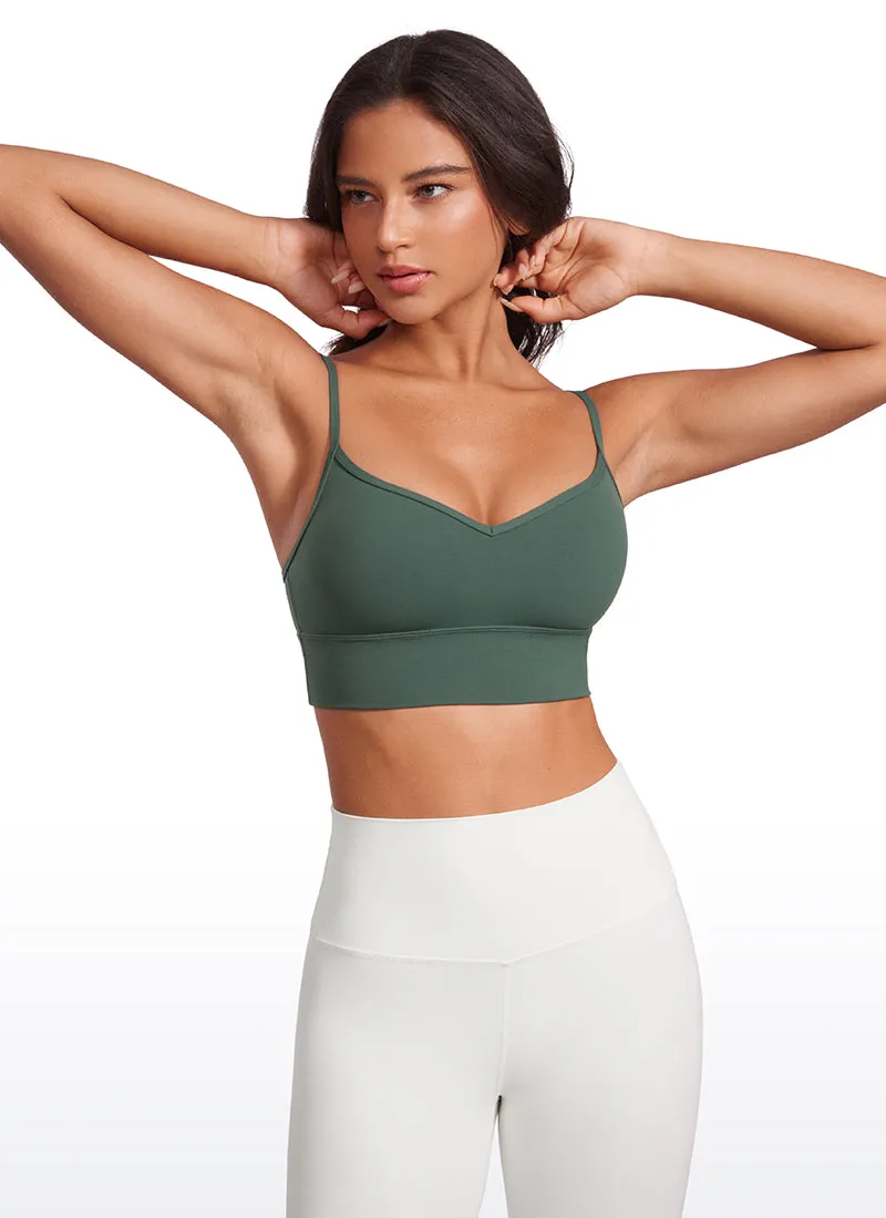 Butterluxe Longline Spaghetti Strap Bra sold by CRZ Yoga