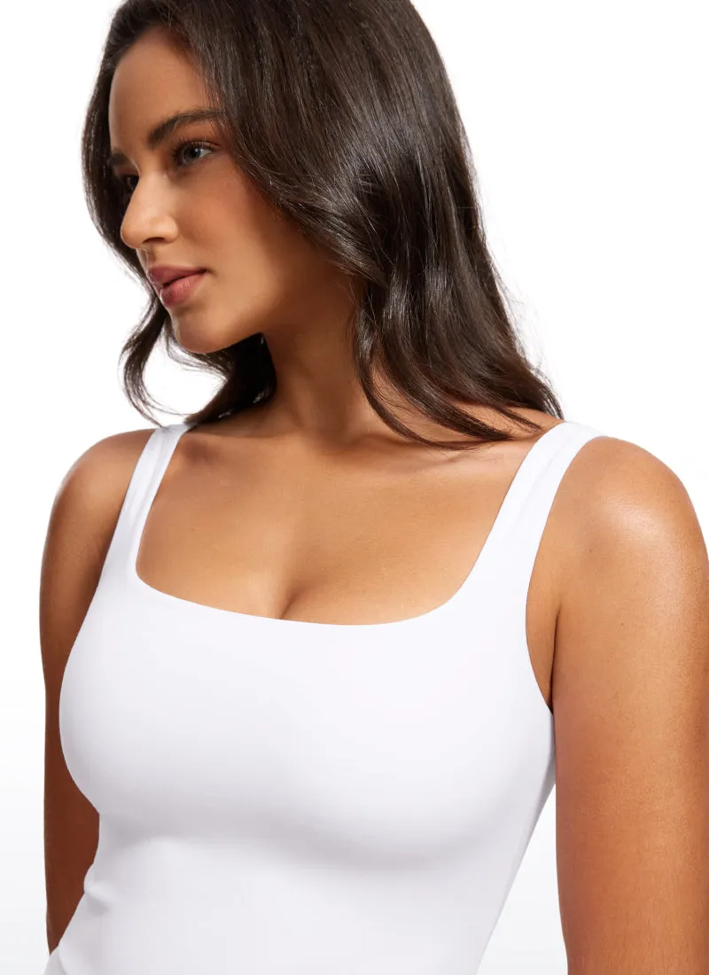 Butterluxe Double Lined Square Neck Tank sold by CRZ Yoga product image thumbnail 4