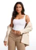 Butterluxe Double Lined Square Neck Tank Tops sold by CRZ Yoga