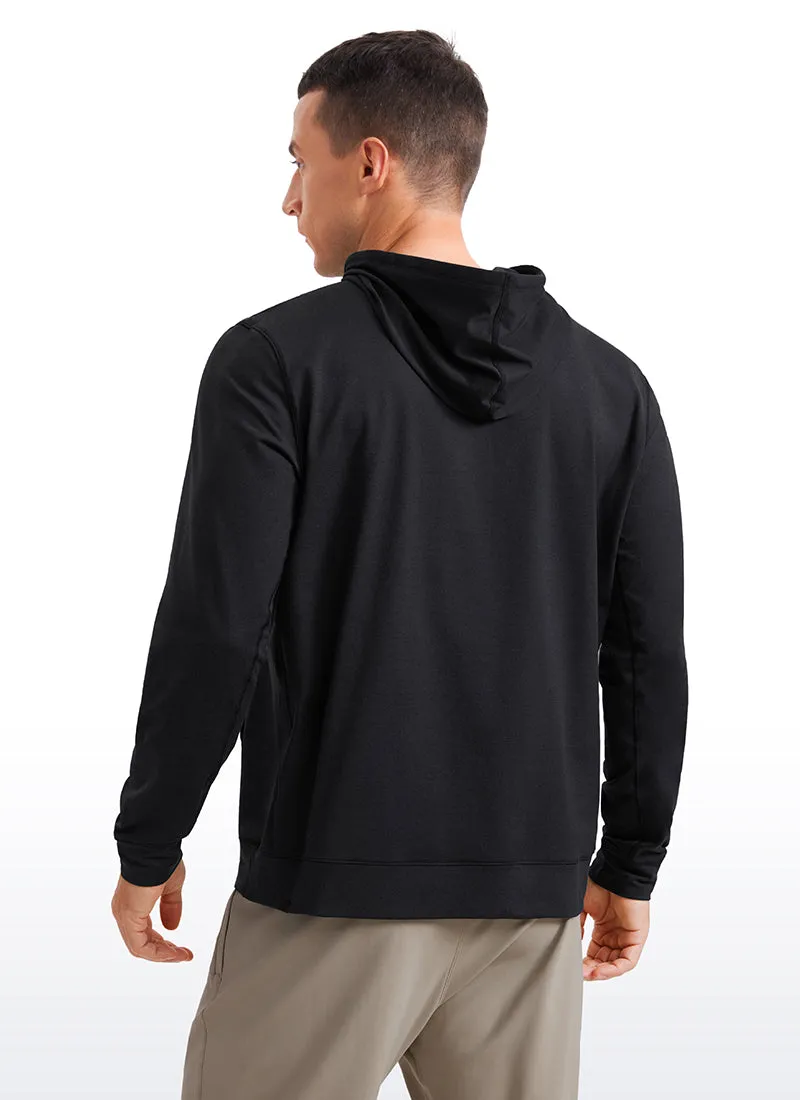 Cloud Jersey Pullover Hoodie Long Sleeve with Pocket sold by CRZ Yoga product image thumbnail 2