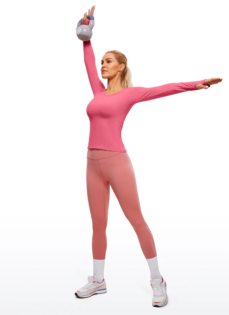 Seamless Thumbhole Long Sleeve sold by CRZ Yoga product image thumbnail 3