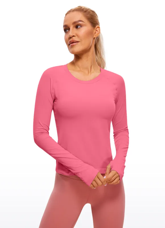 Seamless Thumbhole Long Sleeve sold by CRZ Yoga