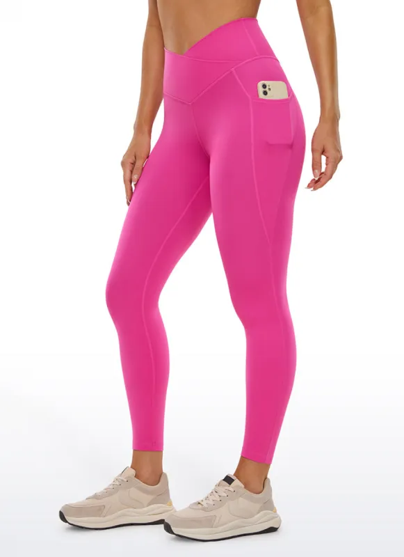 Butterluxe Yoga Pockets Leggings 25''- V Cross Waist sold by CRZ Yoga