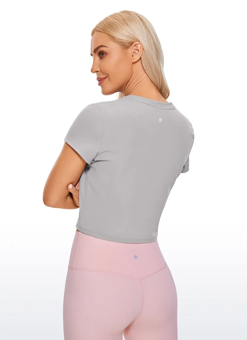 Butterluxe Cropped Short Sleeve sold by CRZ Yoga product image thumbnail 2