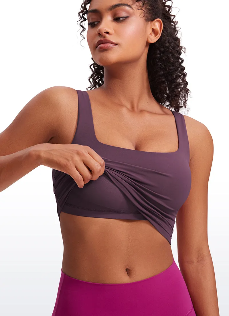 Butterluxe Square Neck Built in Bra Tank sold by CRZ Yoga product image thumbnail 4
