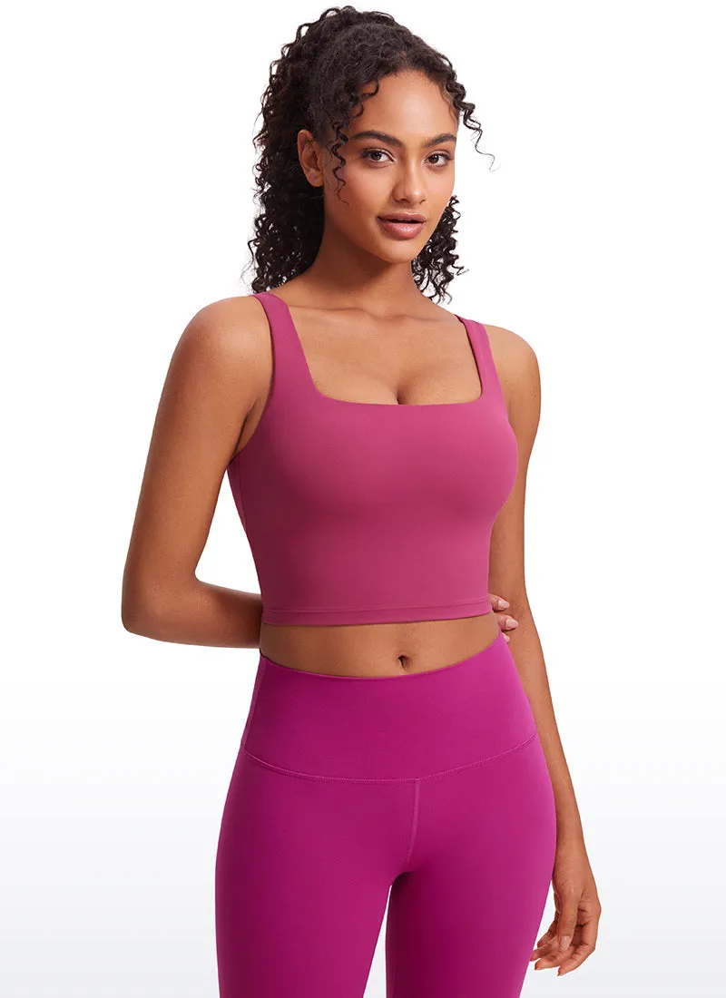Butterluxe Square Neck Built in Bra Tank sold by CRZ Yoga product image thumbnail 5