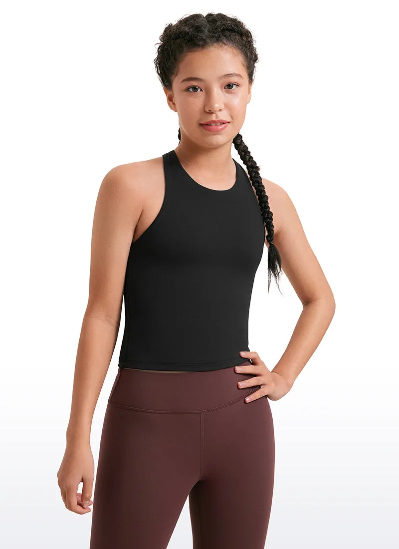 Butterluxe Girls Double Lined Racerback Tank Tops Waist Length sold by CRZ Yoga product image thumbnail 5
