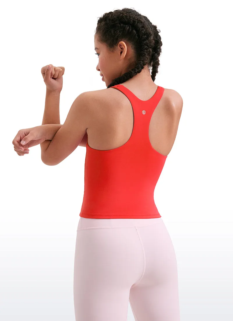 Butterluxe Girls Double Lined Racerback Tank Tops Waist Length sold by CRZ Yoga product image thumbnail 2