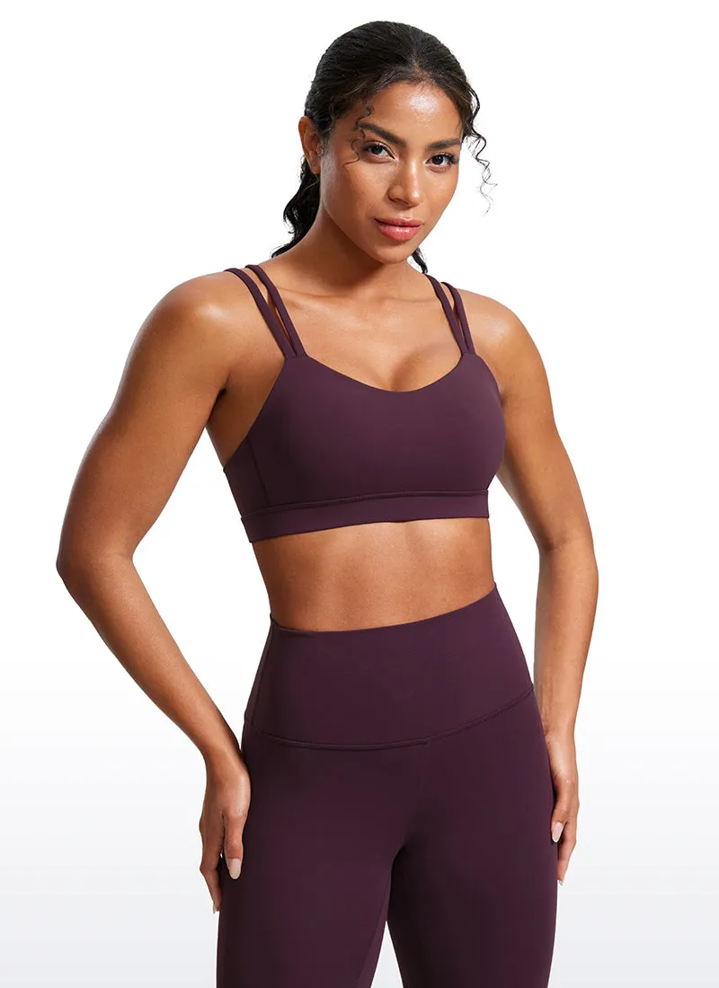 Butterluxe Softness Double Strappy Mold Bra sold by CRZ Yoga