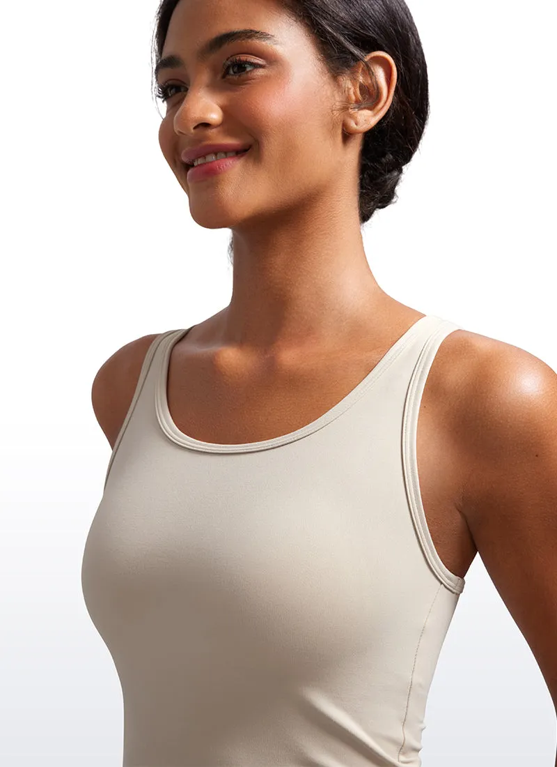 Butterluxe Double Lined Scoop Neck Tank Top sold by CRZ Yoga product image thumbnail 4