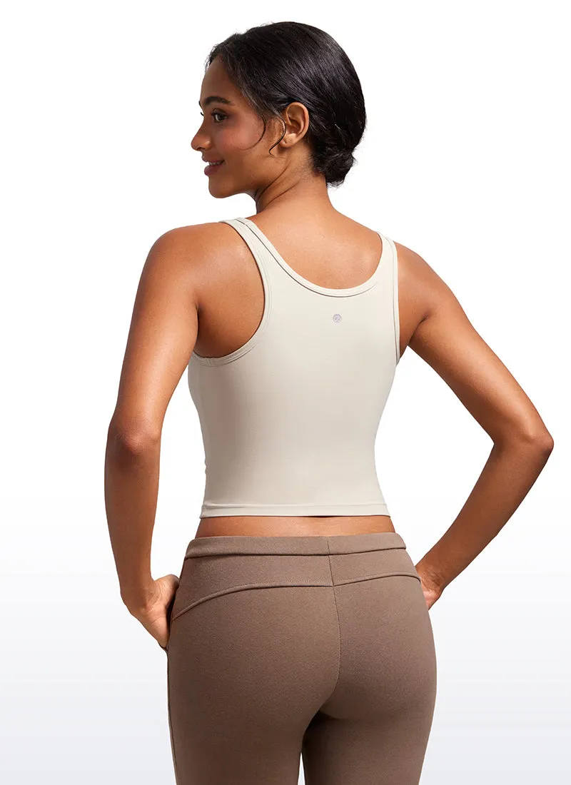 Butterluxe Double Lined Scoop Neck Tank Top sold by CRZ Yoga product image thumbnail 2