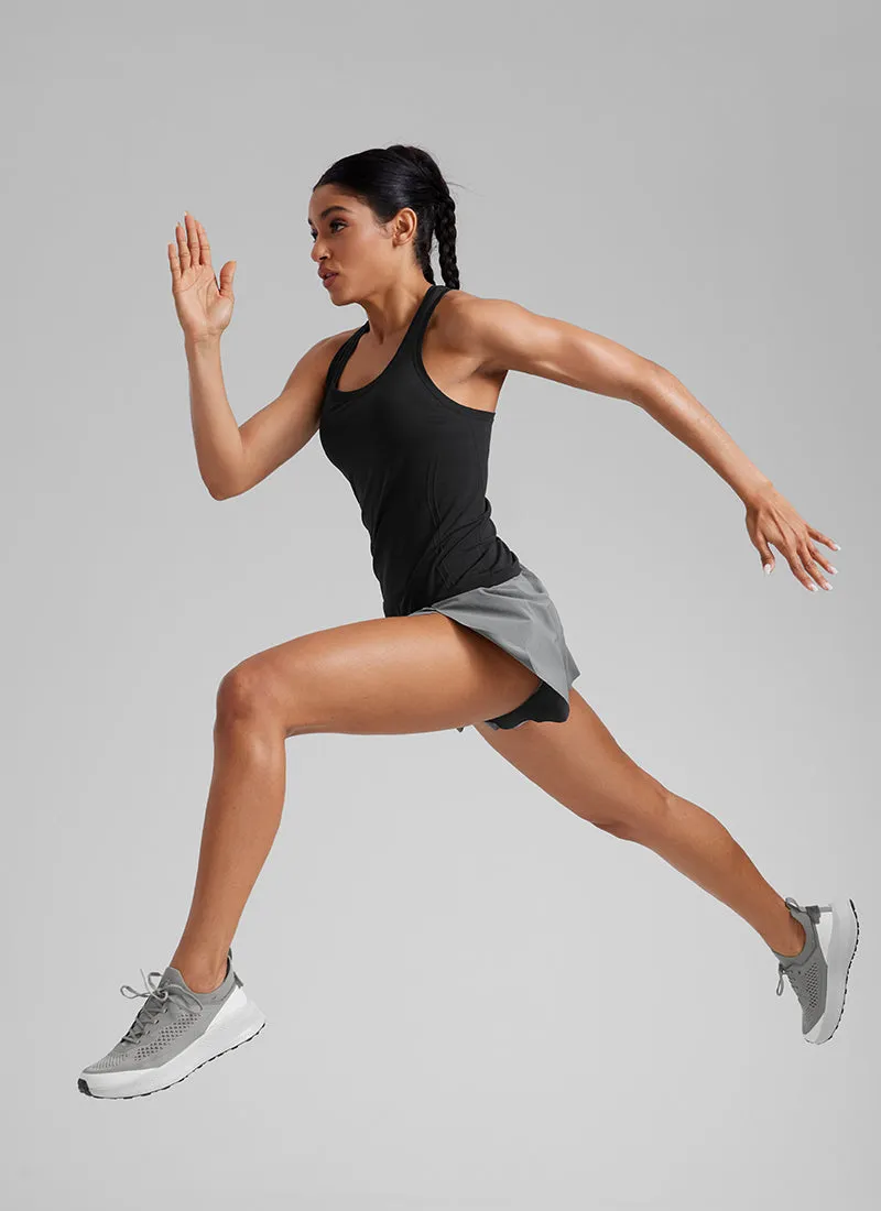 Seamless Racerback Scoop Neck Tank sold by CRZ Yoga product image thumbnail 3