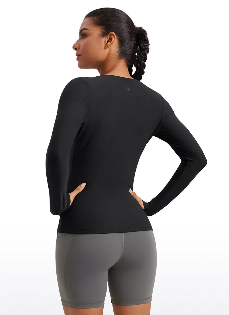 Cloudweight Long Sleeve With ThumbHole sold by CRZ Yoga product image thumbnail 2