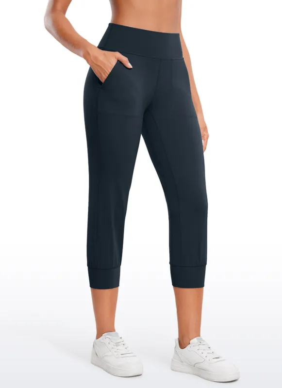 Butterluxe High Waist Cropped Joggers 23" with Pockets sold by CRZ Yoga