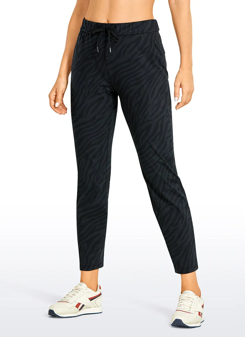 Stretch Drawstring 7/8 Pants with Pockets 27'' sold by CRZ Yoga