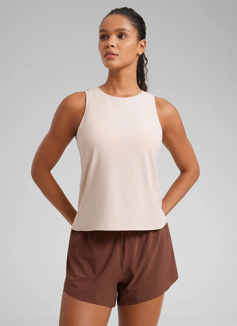 Cloudweight Crew Neck Workout Tank sold by CRZ Yoga product image thumbnail 5